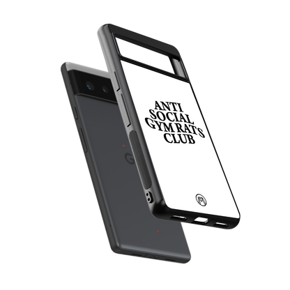 gym rats club back phone cover | glass case for Google Pixel 6A