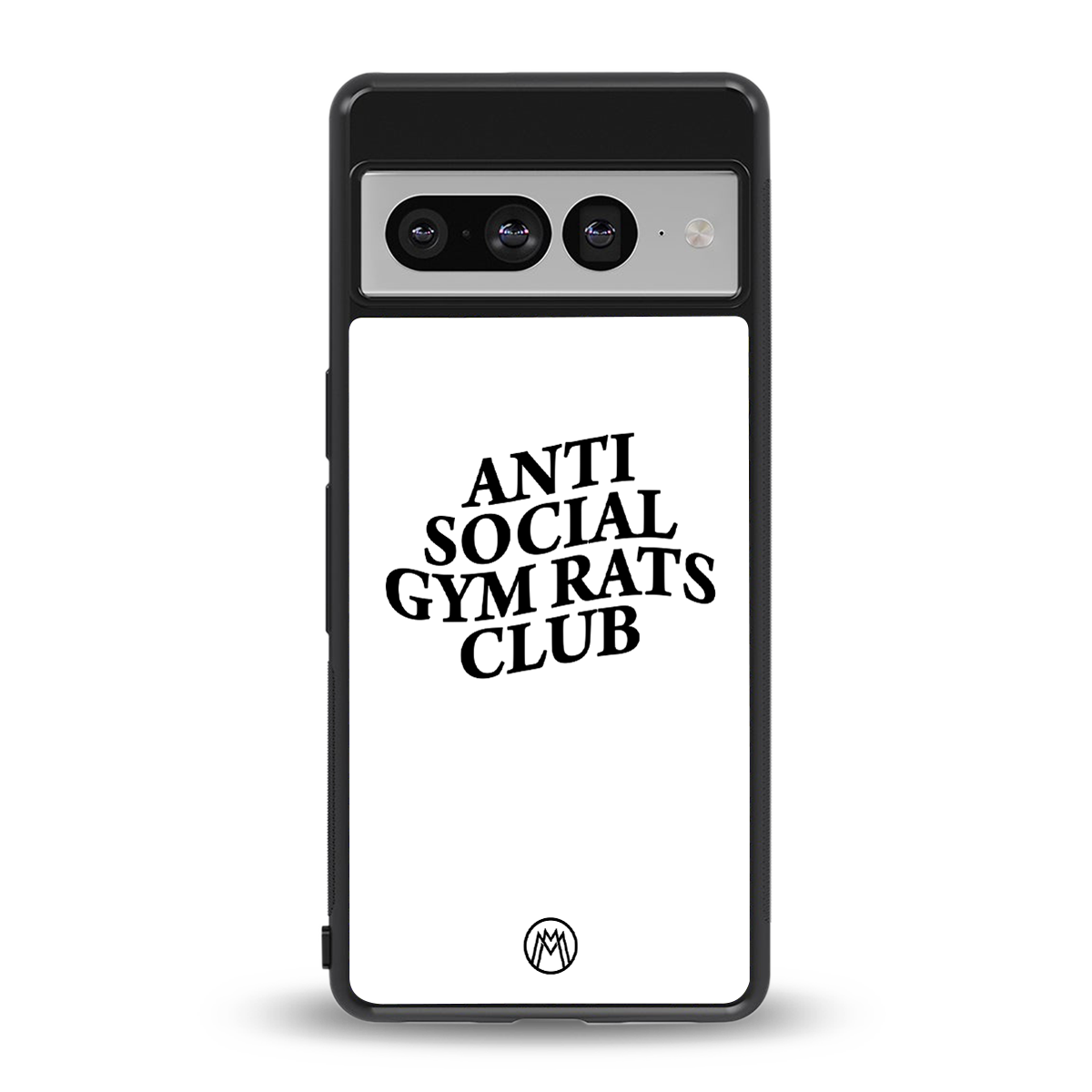 gym rats club back phone cover | glass case for google pixel 7 pro