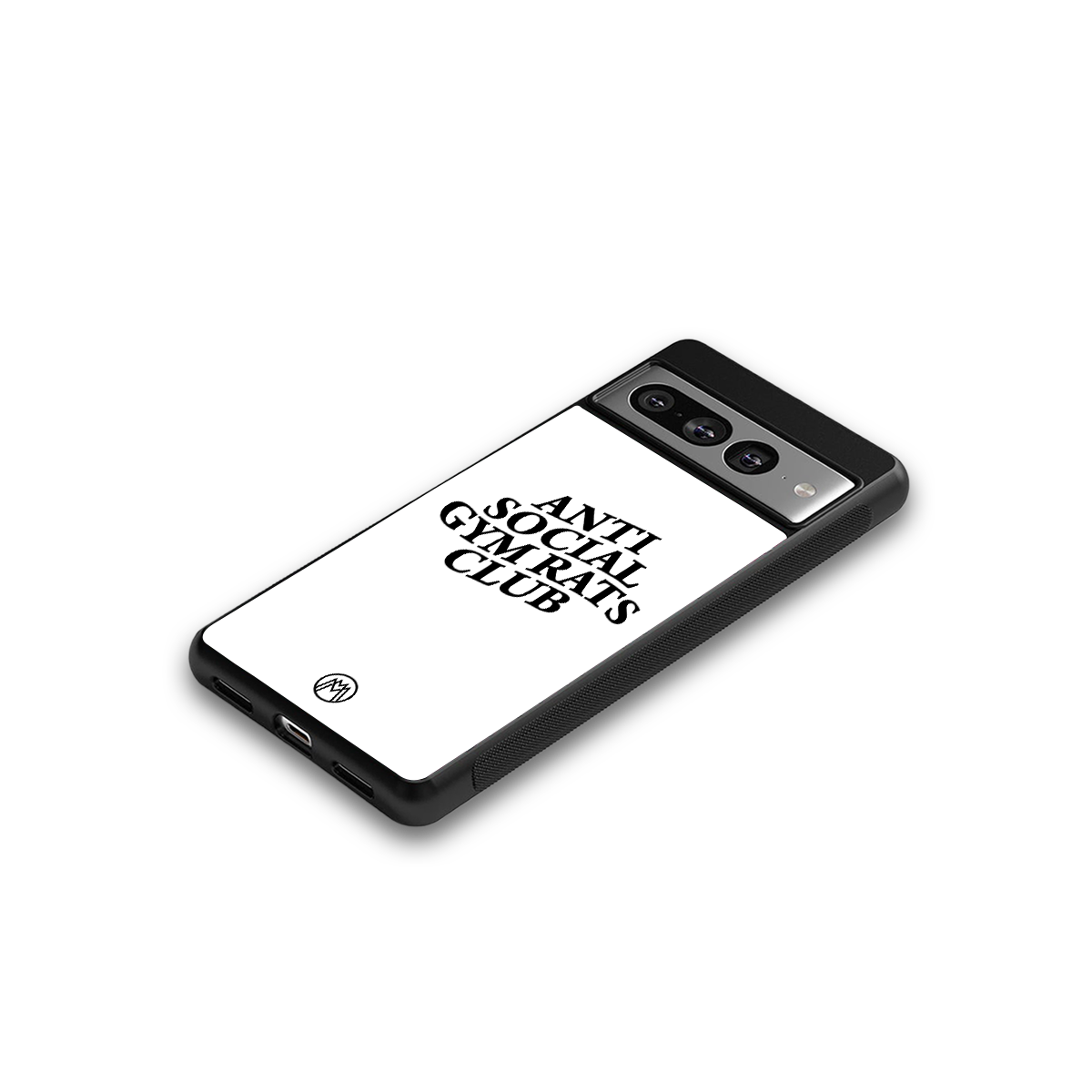 gym rats club back phone cover | glass case for google pixel 7 pro