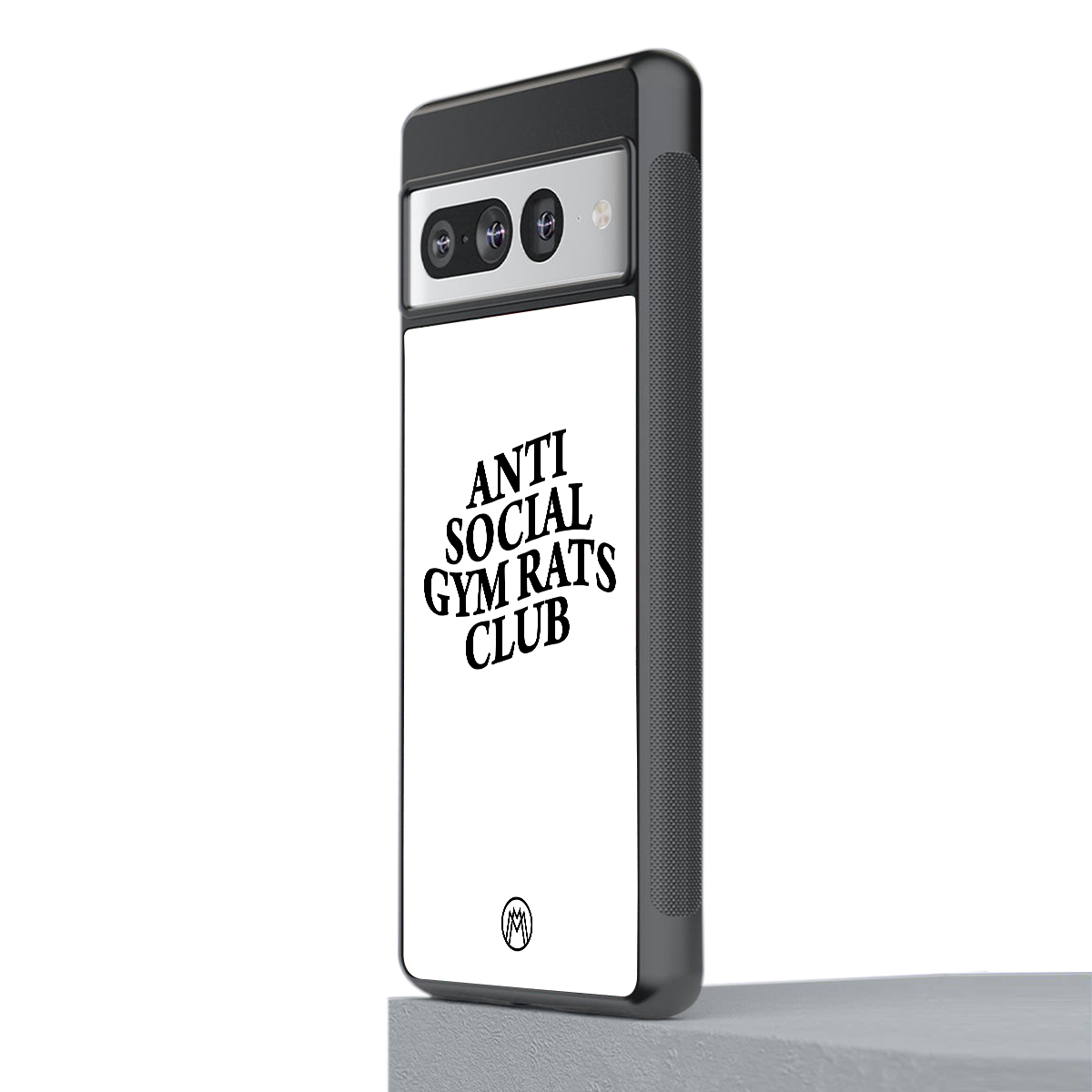 gym rats club back phone cover | glass case for google pixel 7 pro