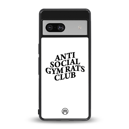 gym rats club back phone cover | glass case for Google Pixel 7