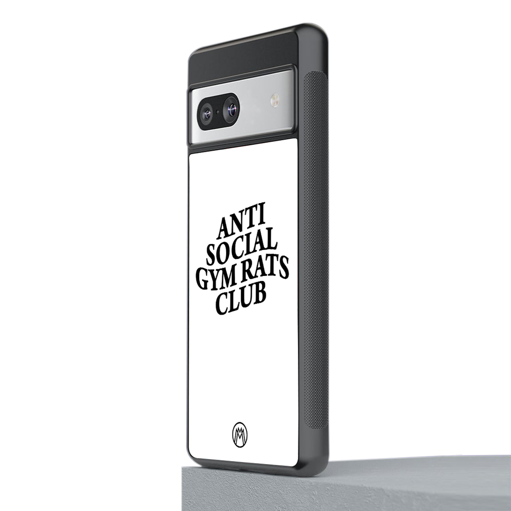 gym rats club back phone cover | glass case for Google Pixel 7A
