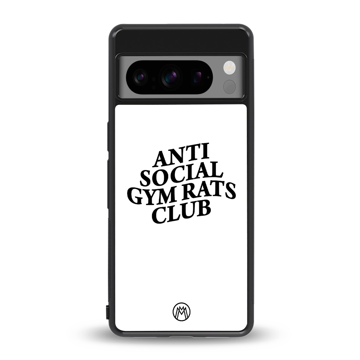 gym rats club back phone cover | glass case for google pixel 8 pro