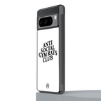 gym rats club back phone cover | glass case for google pixel 8 pro