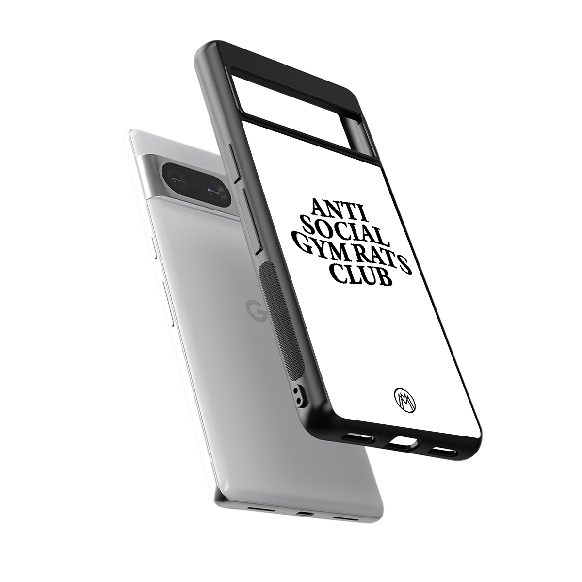 gym rats club back phone cover | glass case for Google Pixel 8