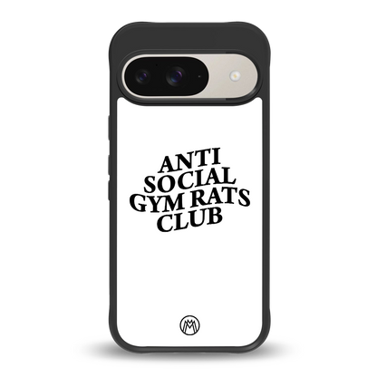 gym rats club back phone cover | glass case for google pixel 9