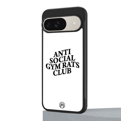 gym rats club back phone cover | glass case for google pixel 9