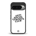 gym rats club back phone cover | glass case for google pixel 9 pro xl