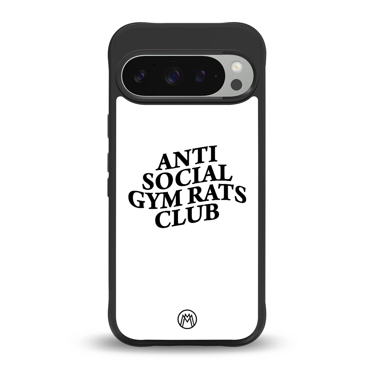 gym rats club back phone cover | glass case for google pixel 9 pro xl