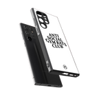 gym rats club back phone cover | glass case for samsung galaxy s23 ultra