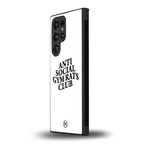 gym rats club back phone cover | glass case for samsung galaxy s23 ultra