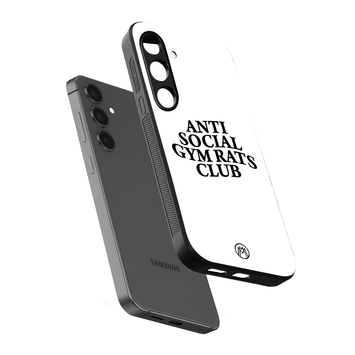 gym rats club back phone cover | glass case for samsung galaxy s24 plus