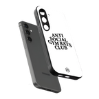 gym rats club back phone cover | glass case for samsung galaxy s25 plus