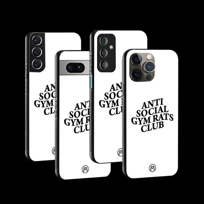 Gym Rats Club Phone Cover | Glass Case