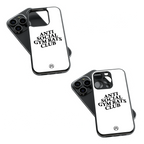 Trendy Glass Back Mobile Case for iPhone, Samsung, Redmi, OnePlus, Google Pixel, Motorola