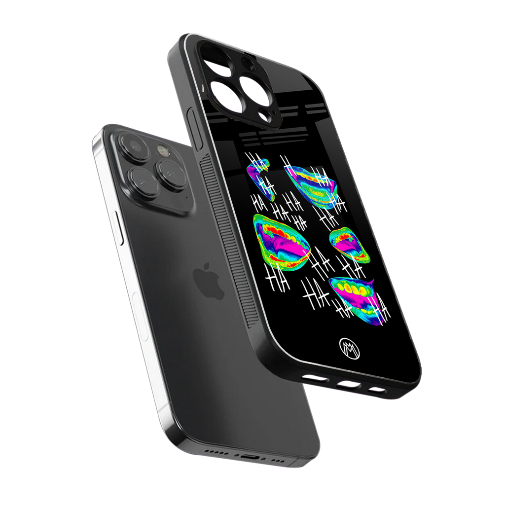hahahahahaha back phone cover | glass case for iphone 13 pro max