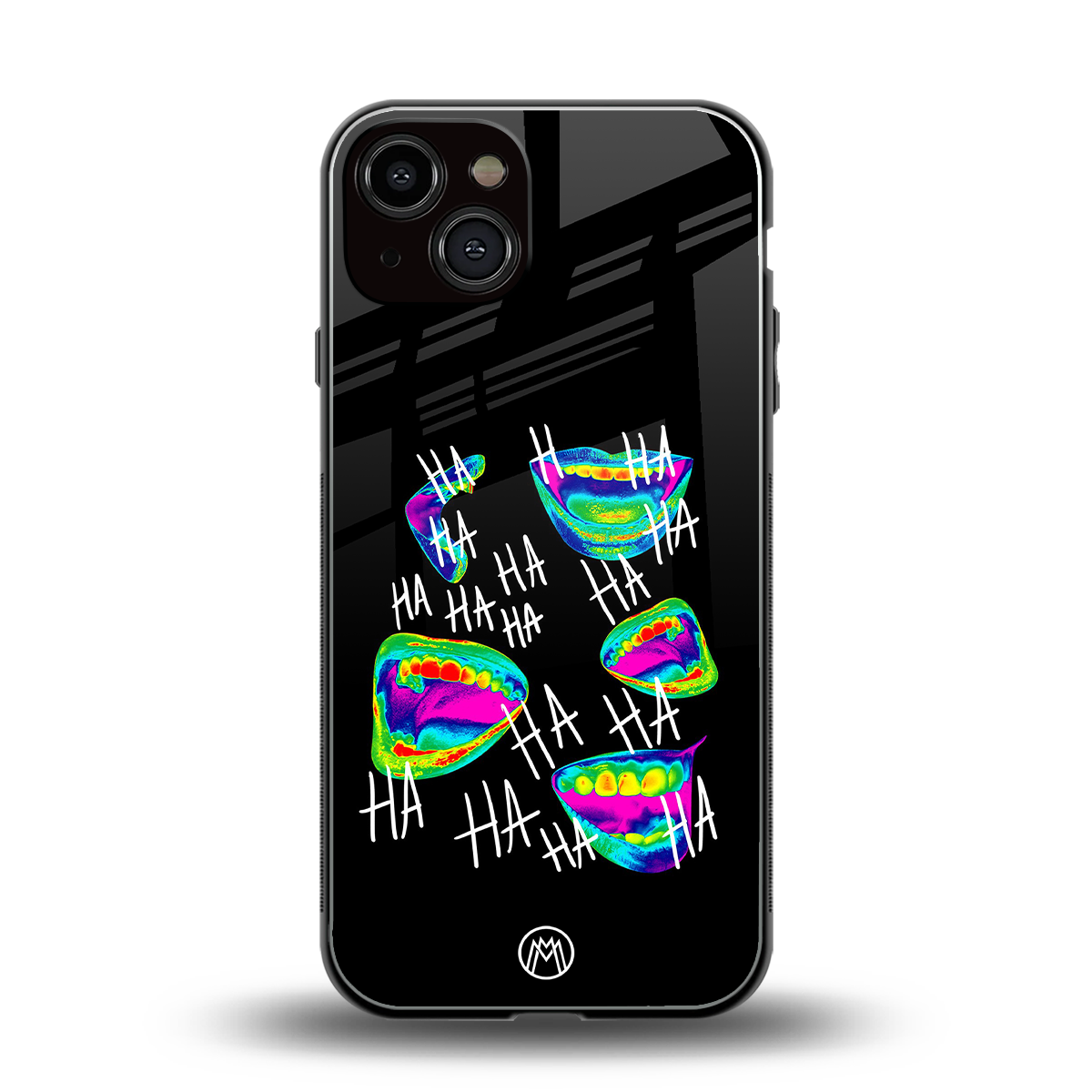 hahahahahaha back phone cover | glass case for iphone 13