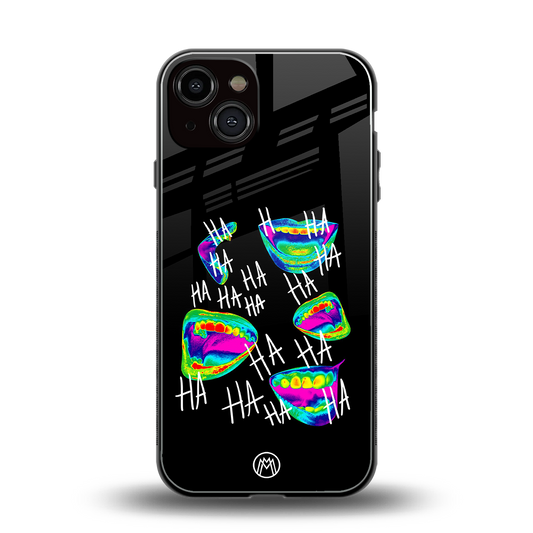 hahahahahaha back phone cover | glass case for iphone 13