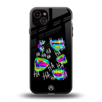 hahahahahaha back phone cover | glass case for iphone 15 plus