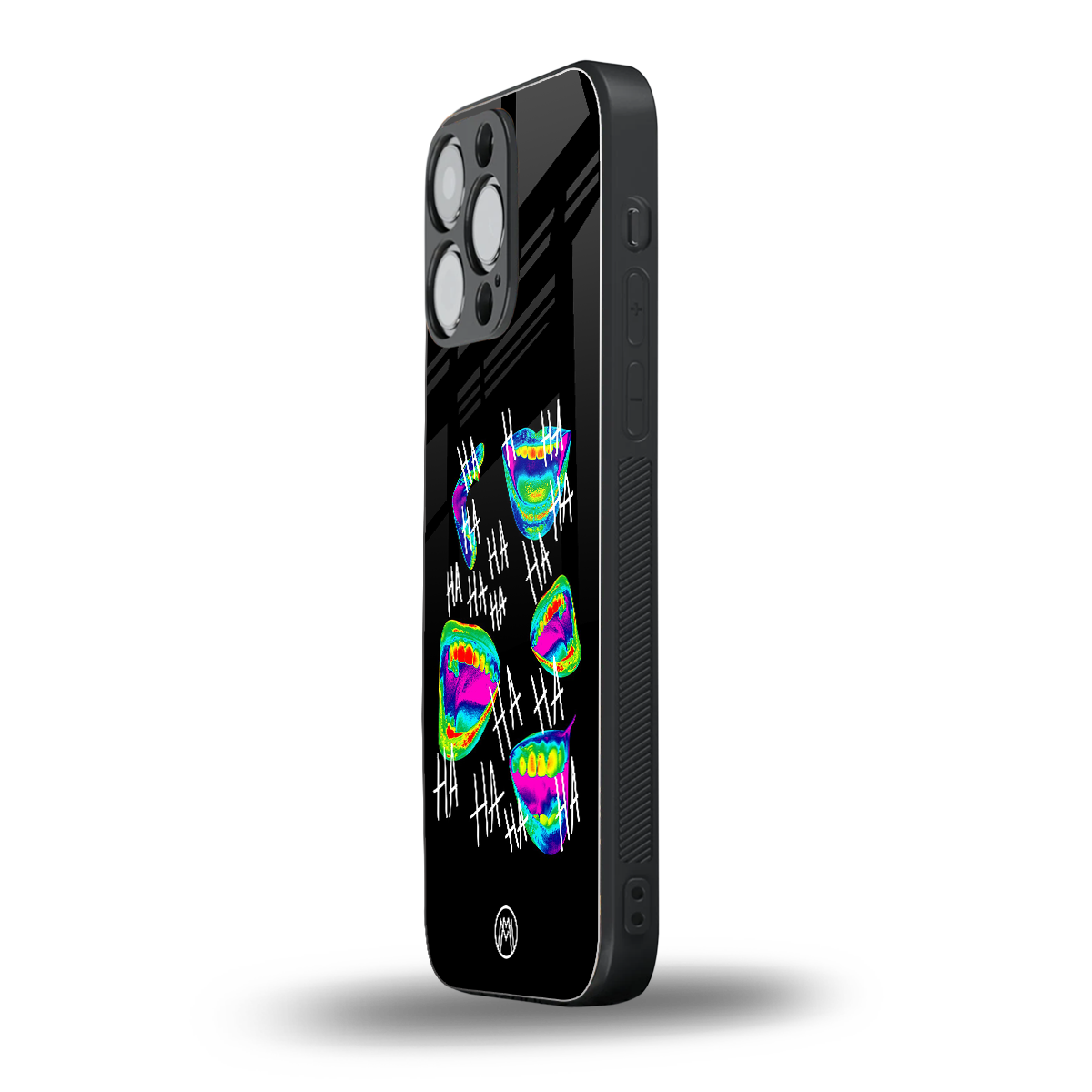 hahahahahaha back phone cover | glass case for iphone 15 pro max