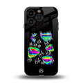 hahahahahaha back phone cover | glass case for iphone 15 pro