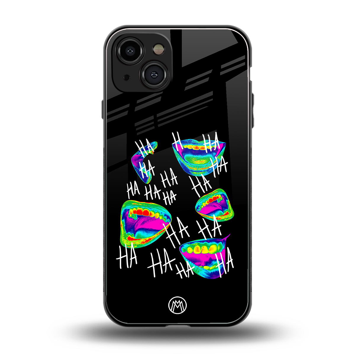 hahahahahaha back phone cover | glass case for iphone 15