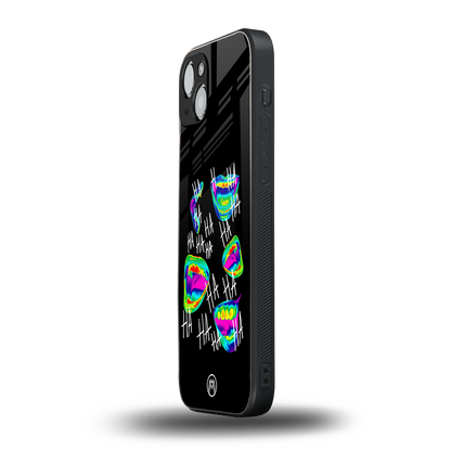 hahahahahaha back phone cover | glass case for iphone 14