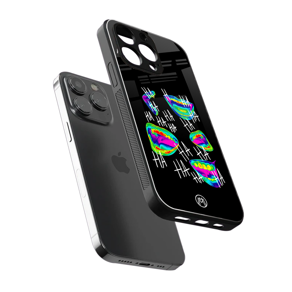 hahahahahaha back phone cover | glass case for iphone 15 pro