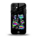 hahahahahaha back phone cover | glass case for iphone 16 plus