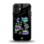 hahahahahaha back phone cover | glass case for iphone 16 plus