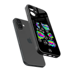 hahahahahaha back phone cover | glass case for iphone 16 plus
