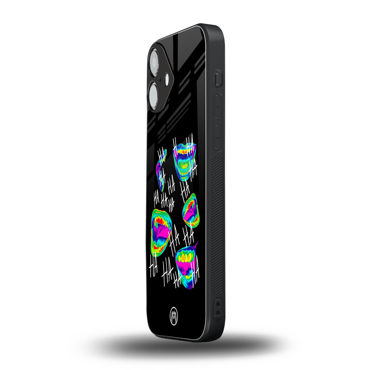 hahahahahaha back phone cover | glass case for iphone 16 plus