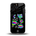 hahahahahaha back phone cover | glass case for iphone 16 pro max