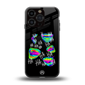 hahahahahaha back phone cover | glass case for iphone 16 pro