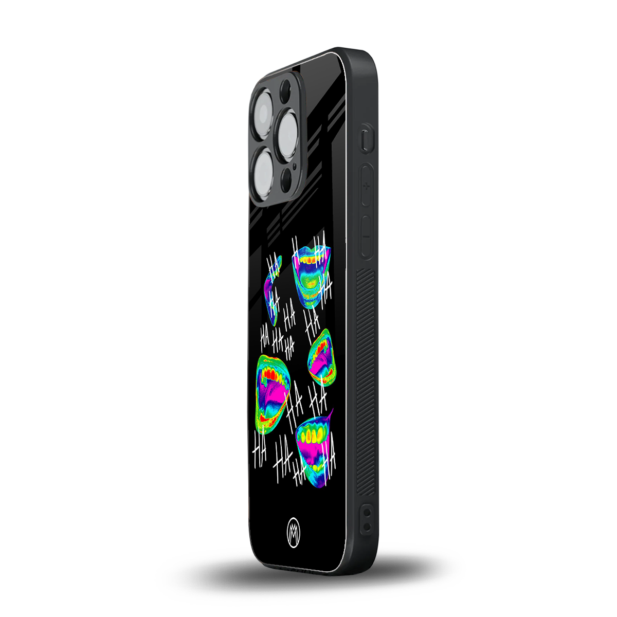 hahahahahaha back phone cover | glass case for iphone 16 pro