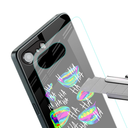 hahahahahaha back phone cover | glass case for iphone 16e