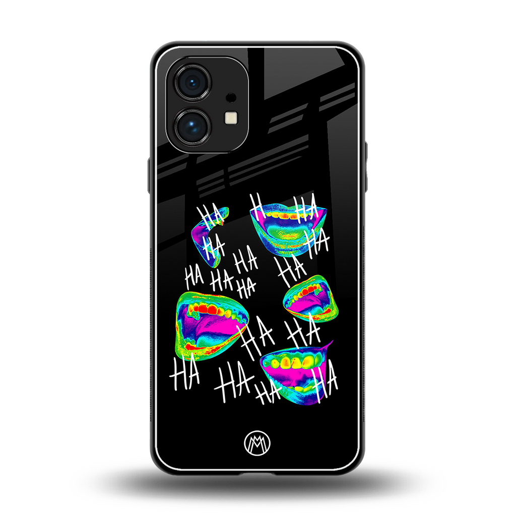 hahahahahaha back phone cover | glass case for nothing phone 1