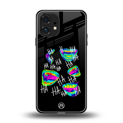 hahahahahaha back phone cover | glass case for nothing phone 1