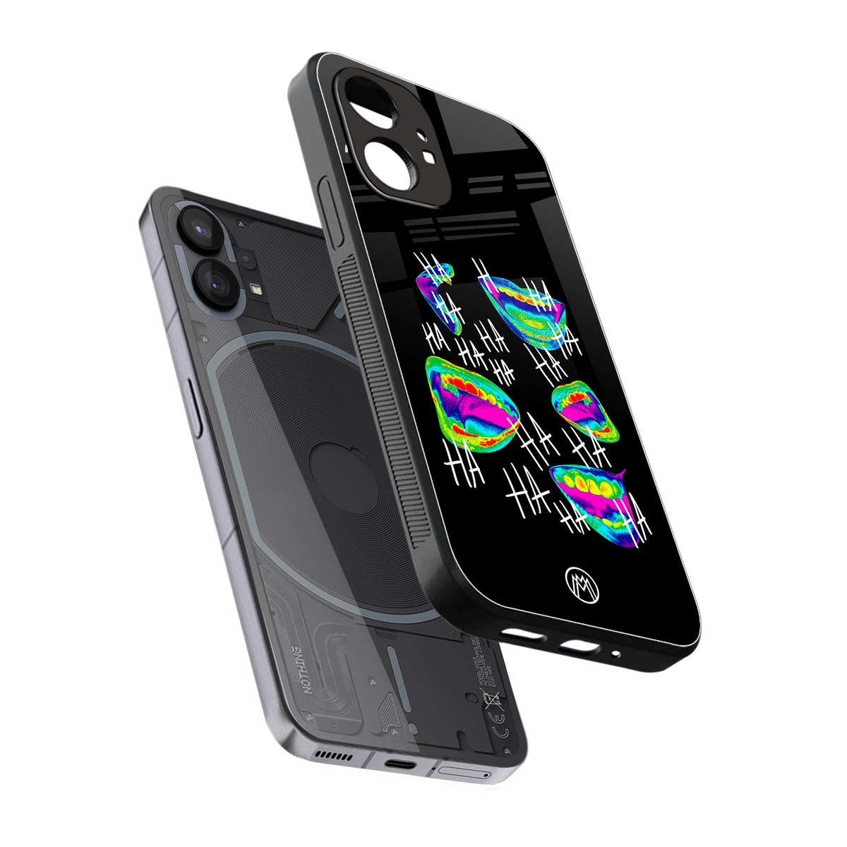 hahahahahaha back phone cover | glass case for nothing phone 1