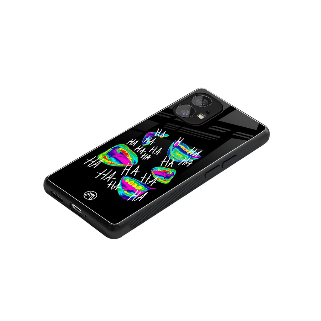 hahahahahaha back phone cover | glass case for nothing phone 1