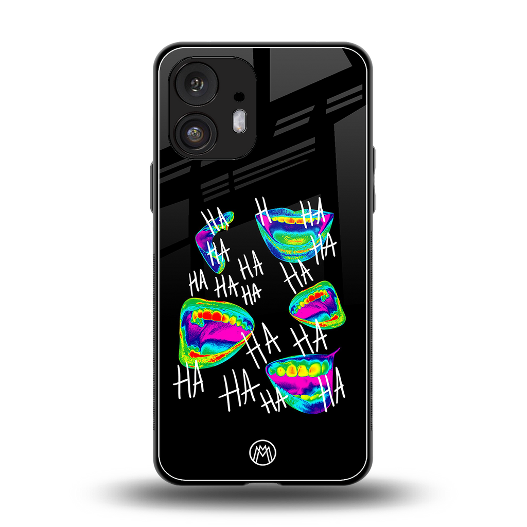 hahahahahaha back phone cover | glass case for nothing phone 2