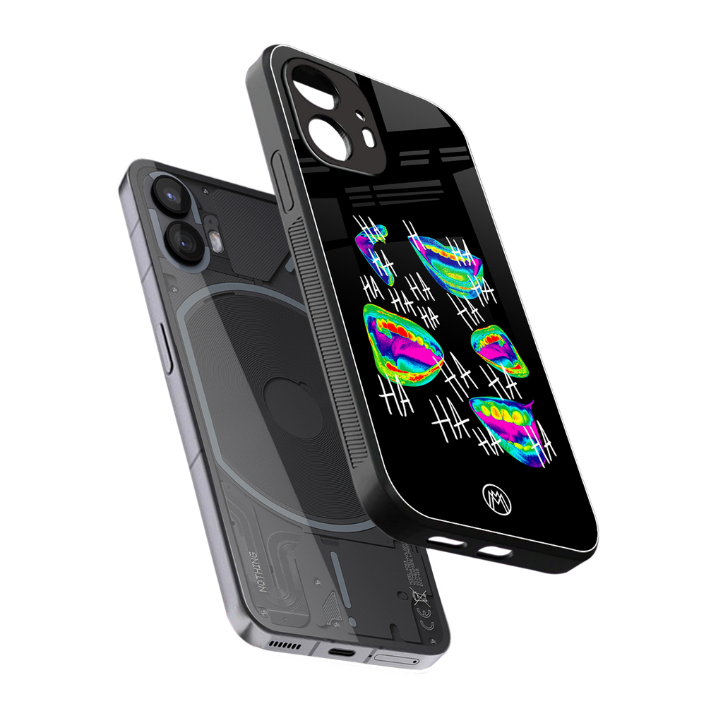 hahahahahaha back phone cover | glass case for nothing phone 2