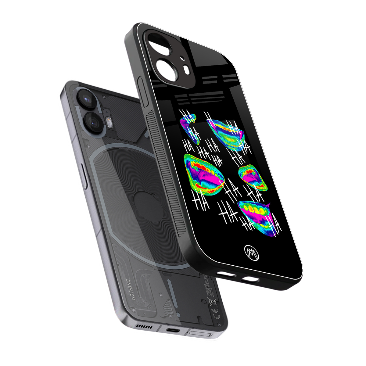 hahahahahaha back phone cover | glass case for nothing phone 2