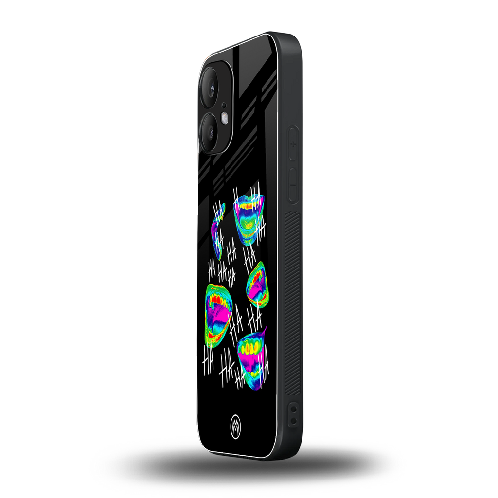 hahahahahaha back phone cover | glass case for nothing phone 2