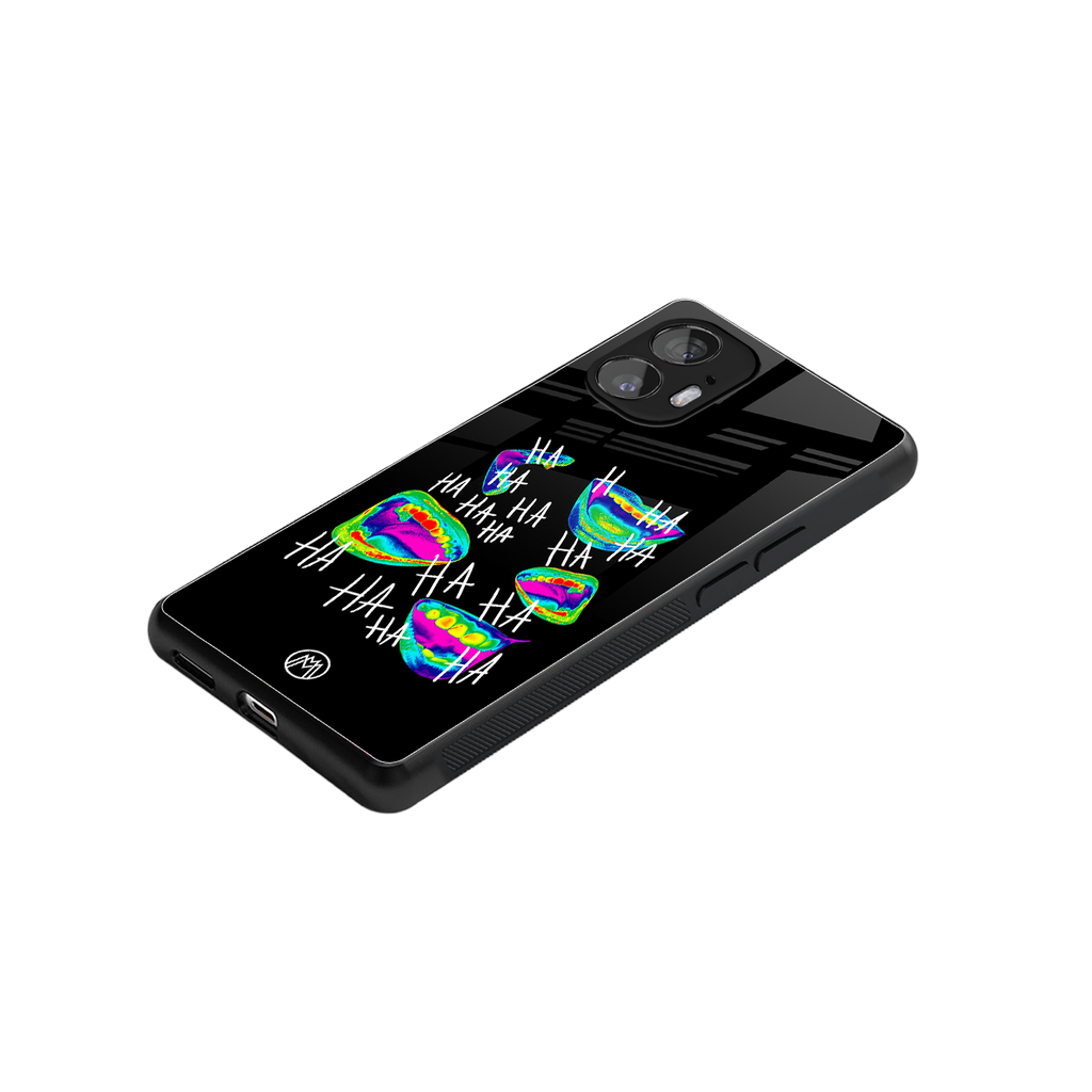 hahahahahaha back phone cover | glass case for nothing phone 2
