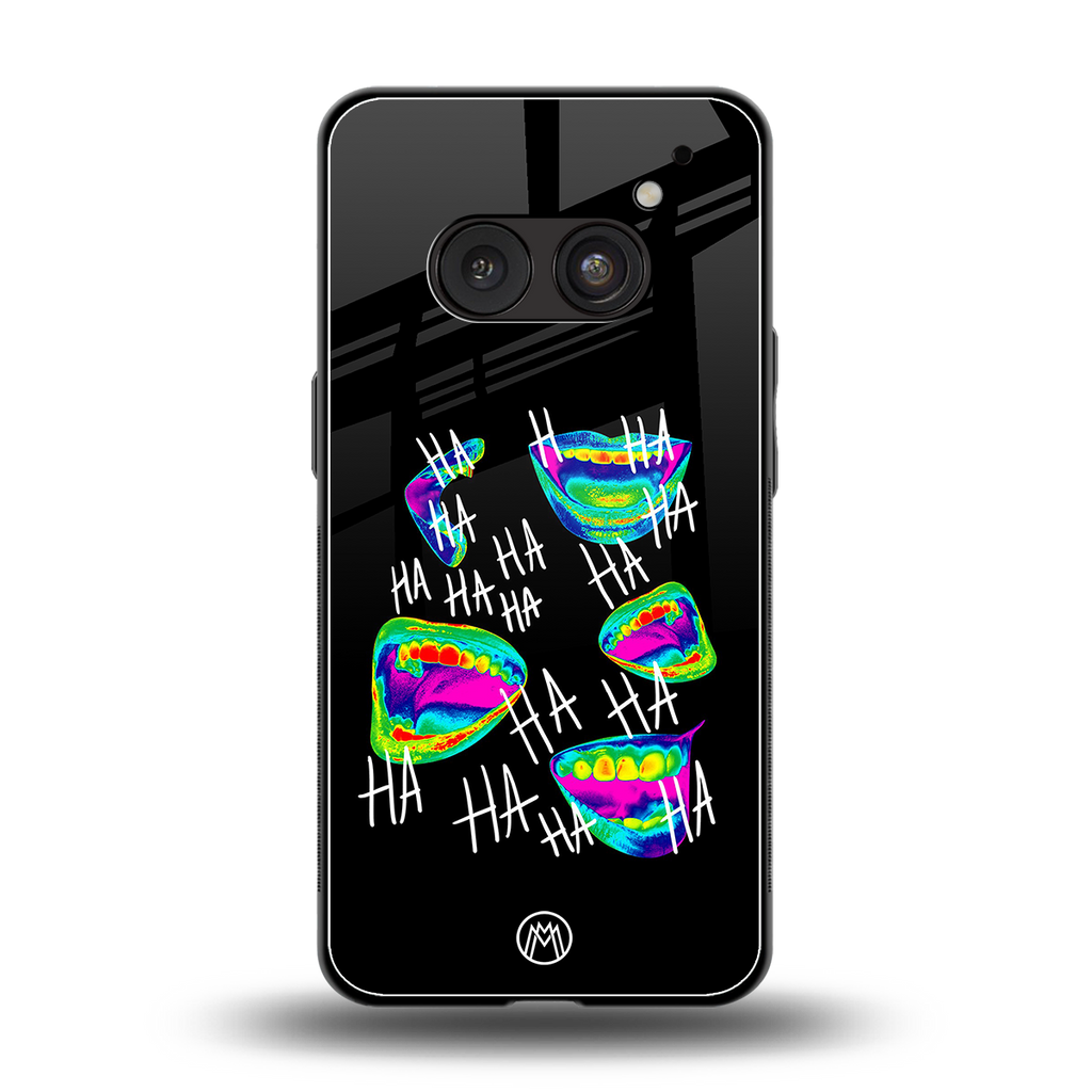 hahahahahaha back phone cover | glass case for nothing phone 2a