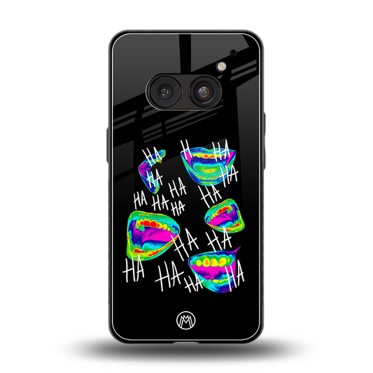 hahahahahaha back phone cover | glass case for nothing phone 2a