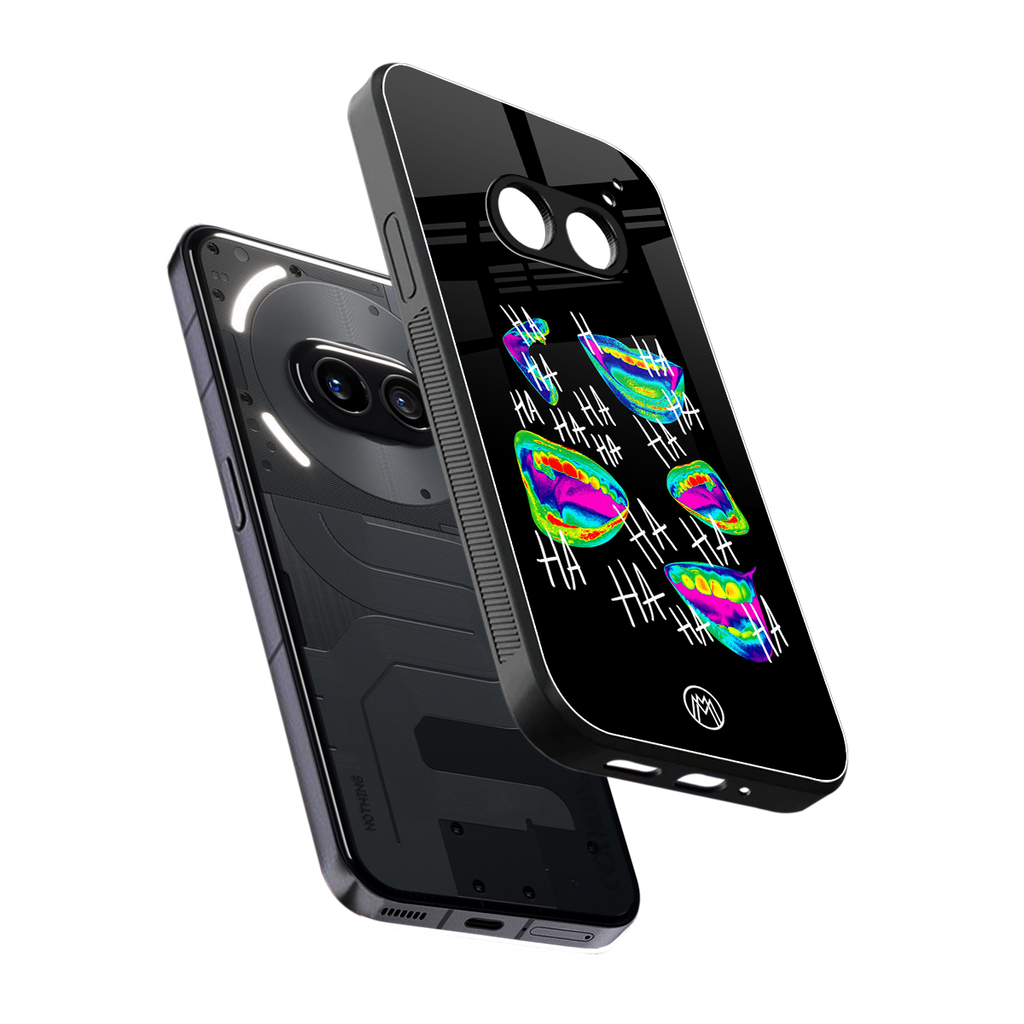 hahahahahaha back phone cover | glass case for nothing phone 2a