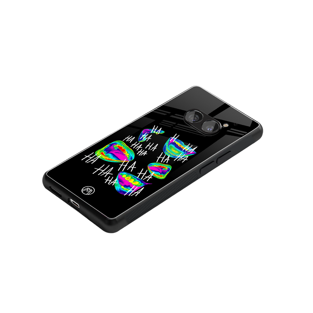 hahahahahaha back phone cover | glass case for nothing phone 2a