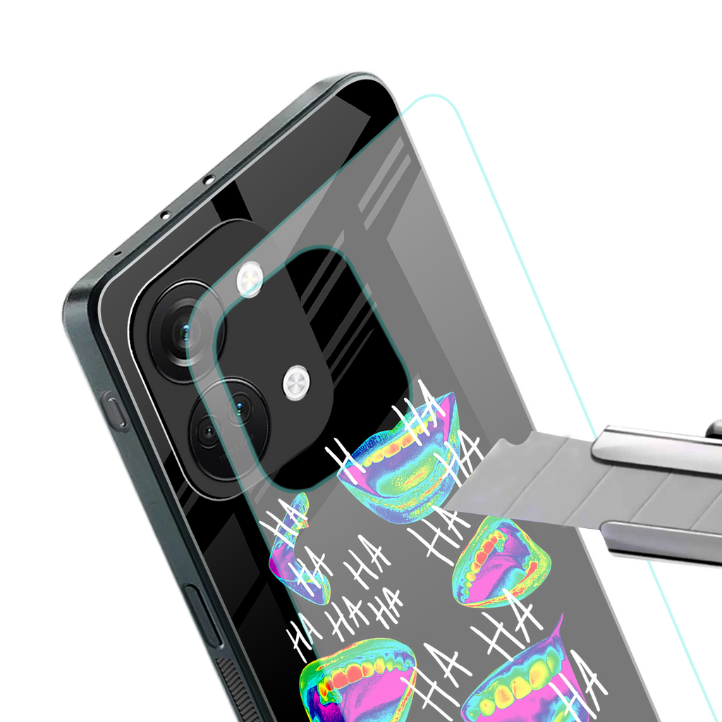 hahahahahaha back phone cover | glass case for oneplus nord 3